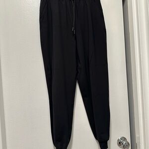 Worn once lululemon black scuba joggers